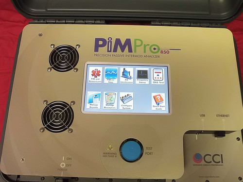 Used CCI PIMPro PIM 850 Precision Passive Intermodulation Analyzer Wireless Tester - Product Image