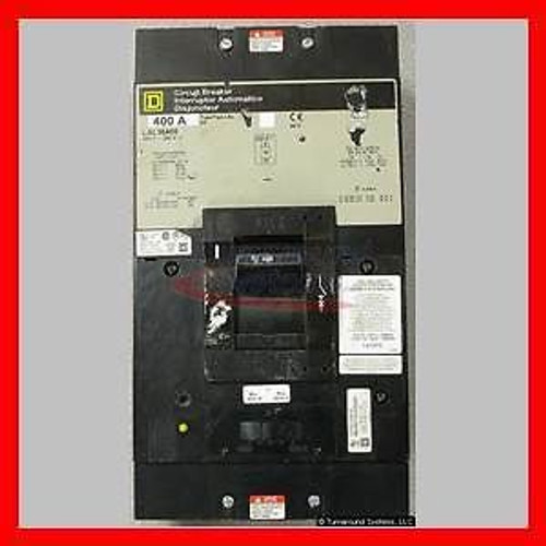 Square D LAL364001212 Circuit Breaker, 400 Amp, Aux Sw, Used