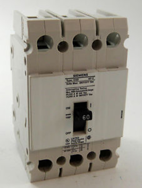 Used Siemens CQD315 ITE CQD 3 pole 15 amp 480 volt Circuit Breaker