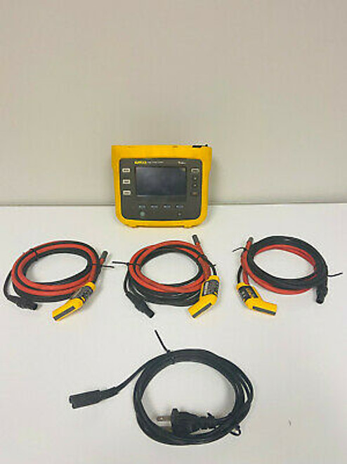 Fluke 1736 Three Phase Power Quality Logger Analyzer 10.24 Khz