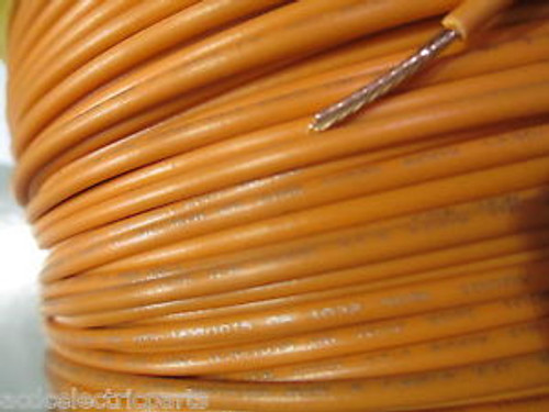 Mtw 14 Awg Gauge Orange Stranded Copper Wire 2500 Machine Tool Wire