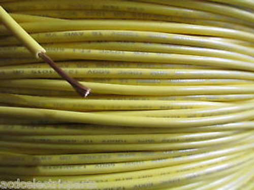 Mtw 14 Awg Gauge Yellow Stranded Copper Wire 2500 Machine Tool Wire