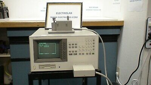 Agilent 4286A 1Mhz-1Ghz (10Khz Steps) Lcr Meter W/ Test Head And Test Stand