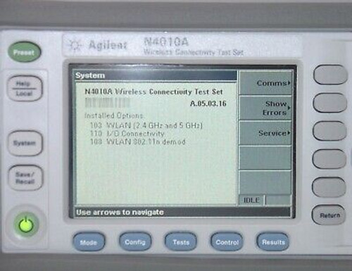 Agilent N4010A Wireless Connectivity Test Set With Options 103,108,110 Wlan