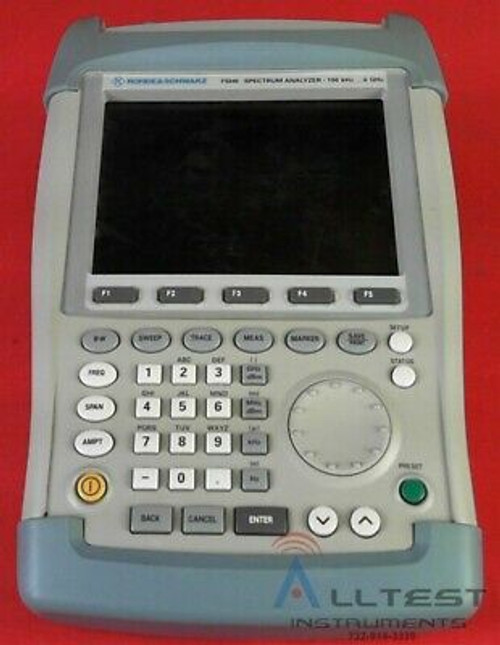 Rohde & Schwarz Fsh6 Spectrum Analyzer 100 Khz - 6 Ghz