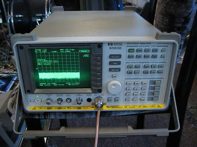 Hp Agilent 8563E Spectrum Analyzer 9 Khz - 50 Ghz If W/ Mixers Cal Cert Opt 7,8