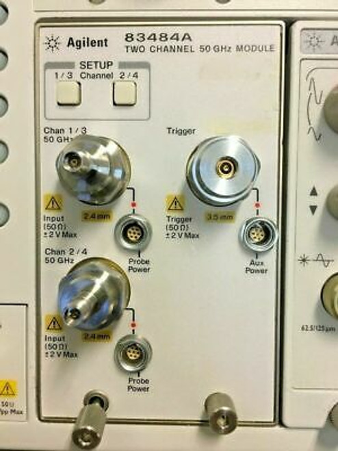 Hp Agilent 83484A Dual Channel 50Ghz Electrical Plug-In Module