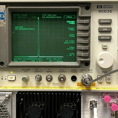 Hp/Agilent/Keysight 8563E Spectrum Analyzer Opt.006, 007, 85620A Memory Tested