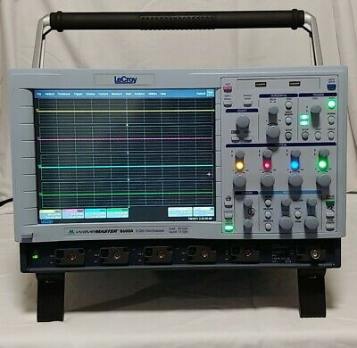 Lecroy Wavemaster 8600A-Xxl Oscilloscope, 6 Ghz, 4 Channels, 20 Gs/S