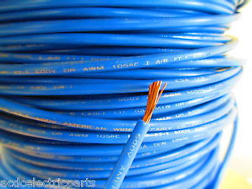 Mtw 14 Awg Gauge Blue Stranded Copper Wire 2500 Machine Tool Wire