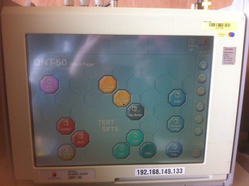 Used Acterna ONT-50 10G Optical Network Tester  - Product Image