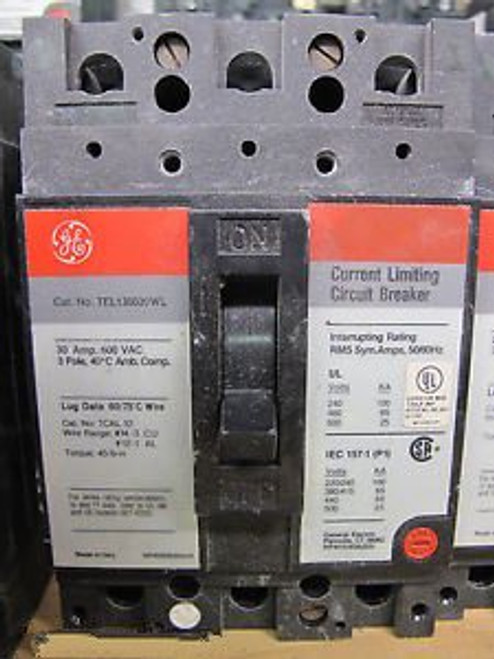 GE TEL136030 Current Limiting Circuit Breaker