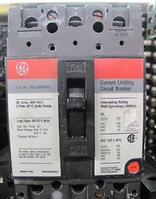 GE TEL136050 Current Limiting Circuit Breaker