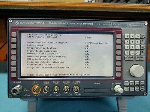 Rohde & Schwarz Cms54 Options: B1 Ocxo,  B9 Duplex, Acp, B55 Ccitt