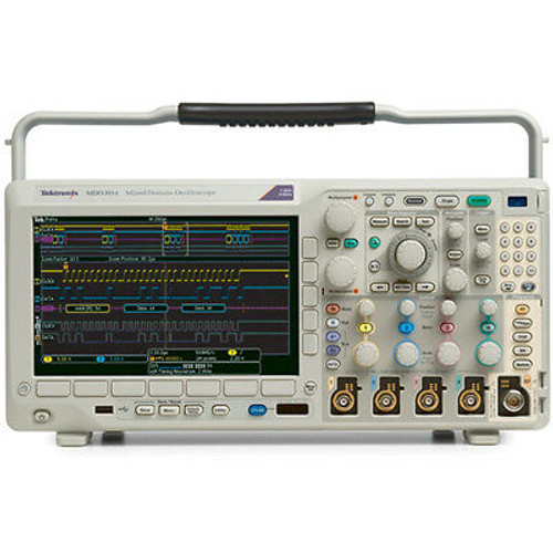 Tektronix Mdo3054 500 Mhz Mixed Domain Oscilloscope, 4 Analog Ch