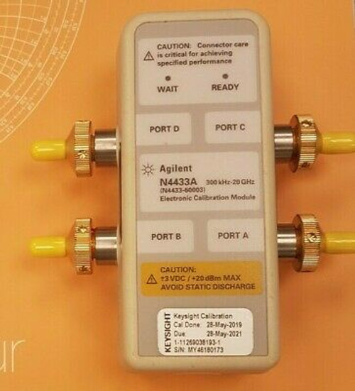 Keysight N4433A 20Ghz 4-Port Ecal 3.5Mm F/F/F/F Vna Electronic Cal Module Opt010