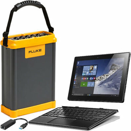 Fluke 1750/B/Et Three-Phase Power Quality Recorder, Windows 10 Tablet