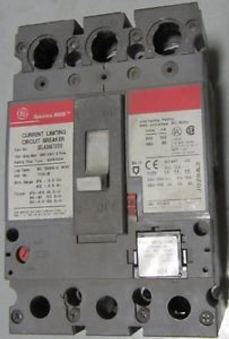 GENERAL ELECTRIC SPECTRA SELA24AT0100 480V 100A 2 Pole CIRCUIT BREAKER SRPE100A