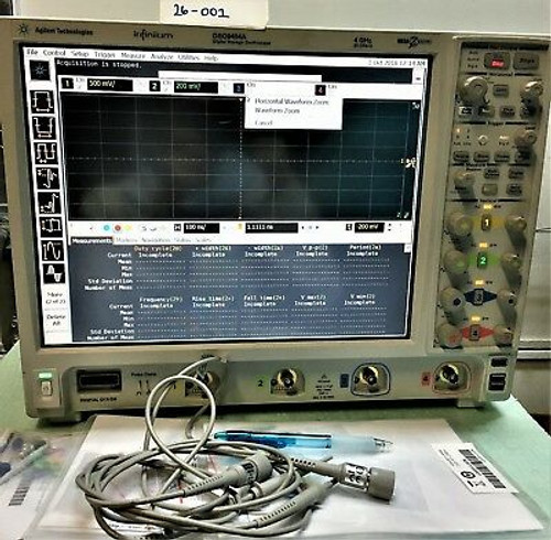 Dso9404A Oscilloscope: 4 Ghz, 4 Analog Channels W/Opt. 003, 009 And 800