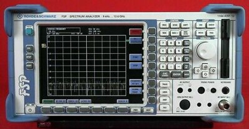 Rohde & Schwarz Fsp13 Spectrum Analyzer, 9 Khz To 13Ghz 100165/013 W/ Options