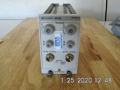 Keysight 86115D Opt 282 Dual In 28Ghz Optical Sampling Mod. 750-1650Nm Sm & Mm