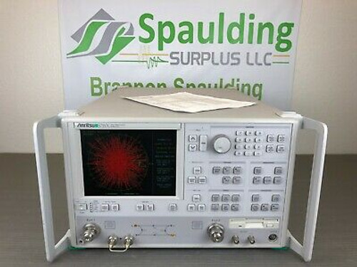 Anritsu 37397C 40 Mhz To 65 Ghz Vector Network Analyzer W/ All Options - Cal'D