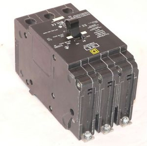 USED SqD EGB34080 3 pole 80 amp 480 volt Circuit Breaker Square D