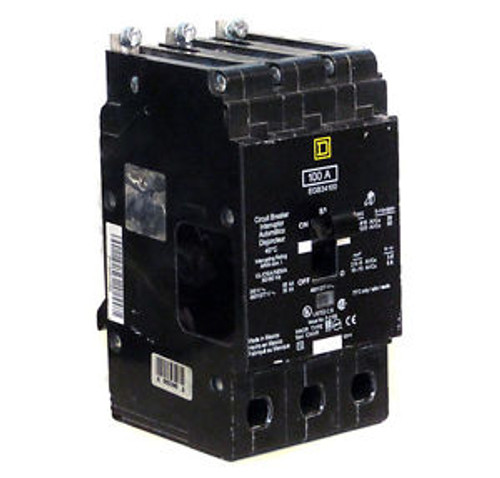 Square D EGB34100 100A 3-Pole 480V Circuit Breaker WARRANTY