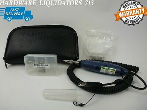 Fluke Fi-1000 Fiber Inspection Video Probe Fi100-Tip-Kit Fast Shipping