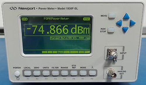 Newport 1930F-Sl-Fc Si Detector Sc/Pc Optical Power Meter