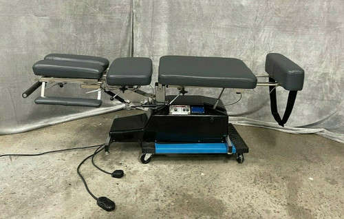 Leander Chiropractic Table W/Motorized Flexion Distraction & Elevation, 3-Drops