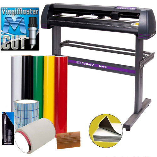 34" USCutter MH 871 Vinyl Cutter Value Kit w/ VinylMaster Design & Cut Software