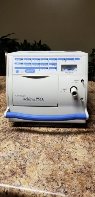 Used Puritan Bennett Achieva PSO2 Portable Ventilator and O2 blender
