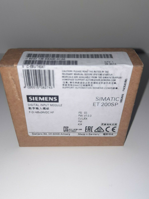 New Sealed Siemens 6Es7 136-6Ba00-0Ca0 6Es7136-6Ba00-0Ca0 Digital Input Module