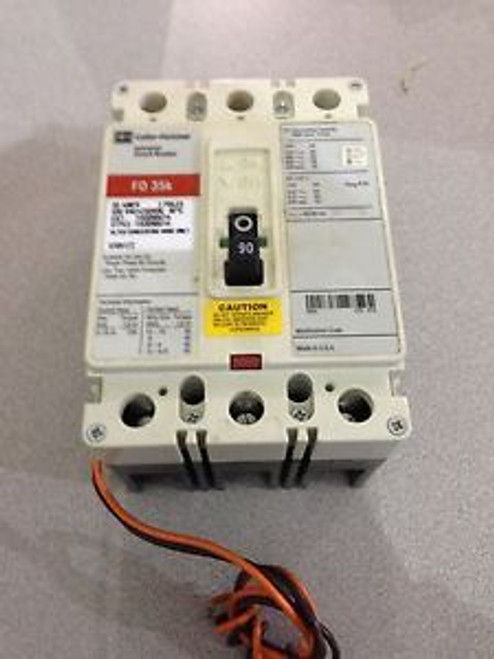 USED CUTLER-HAMMER 90 AMP 3 POLE BREAKER  FD35K    FD2090U14