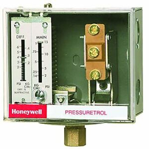 Honeywell L404F1078 Pressuretrol Controller, SPDT, 5 psi - 50 psi