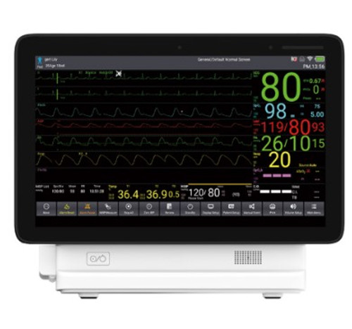 TS13 Patient Monitor ICU HD Display 7 Para ETCO2 IBP ECG NIBP SPO2 Portable Monitor 13.3" High-definition Touch Screen