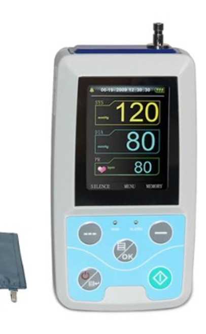 10 pcs ABPM50 24H Ambulatory Blood Pressure Monitor with adult cuff