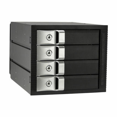 Kingwin Kf-4002-Bk 4Xbay 4X3.5In Hdd Raid Hot Swap Rack (No Key Included)