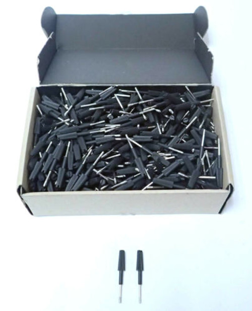 Thumb Screws Stainless Steele W/ Overmold For Computer Cables Approx 600 Pcs