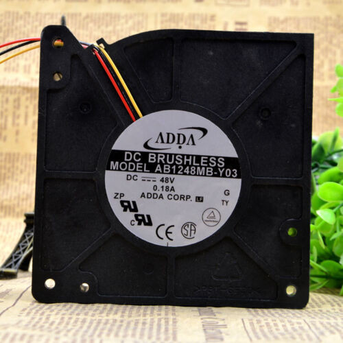 1Pc Adda Ab1248Mb-Y03 12032 12Cm 48V 0.18A Cooling Fan