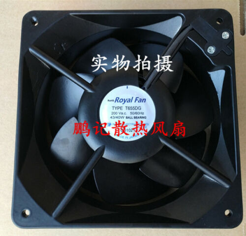 Royal Fan Type T655Dg 200V 43 / 40W 16055 All-Metal Cooling Fan