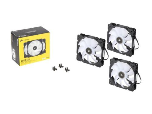 Corsair Co-9050082-Ww Af120 Air Series, 120 Mm Led Low Noise Cooling Fan - White