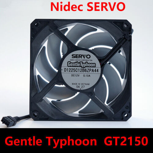 Nidec Servo Gentle Typhoon Gt2150 850-2150Pwm 12025 Double Ball Cooling Fan