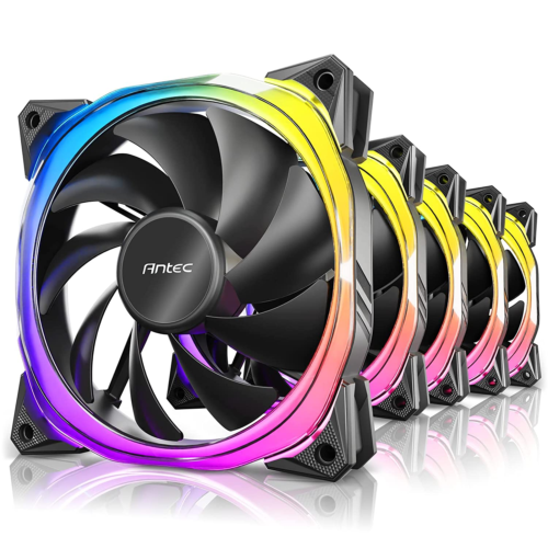 Rgb Fans, Pc Fans, 5V-3Pin Addressable Rgb Fans, 120Mm Fan With Controller, Moth