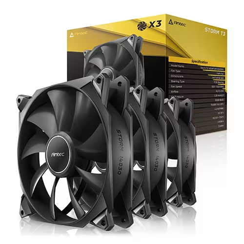 Antec Storm T3 140 Pwm (3Pack)  "Express Shipping