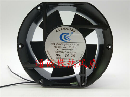 Ac Axial Fan Yah1751S3 Ac380-403V 0.18/0.17A Cabinet Cooling Fan