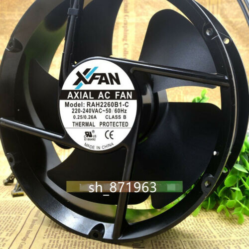 Round Xfan Rah2260B1-C 220-240V 0.25/0.26A High Temperature Cooling Fan
