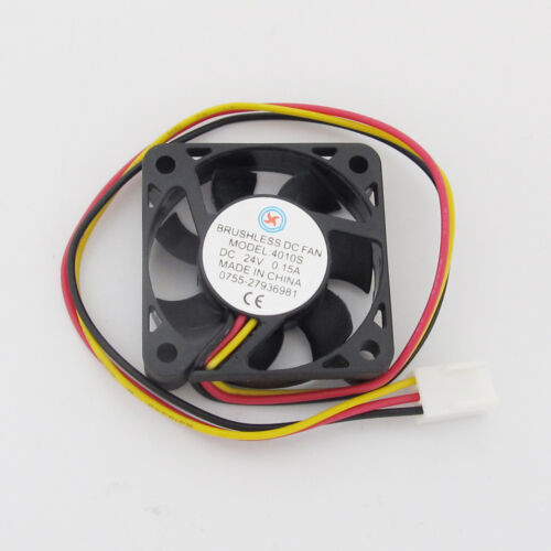 50Pcs Brushless Dc Cooling Fan 40X40X10Mm 40Mm 4010 7 Blades 24V 3Pin Connector