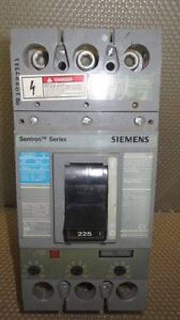 SIEMENS SENTRON BREAKER 225 AMP 600 VAC 3 POLE W/ 225 AMP TRIP MODEL FXD63B225